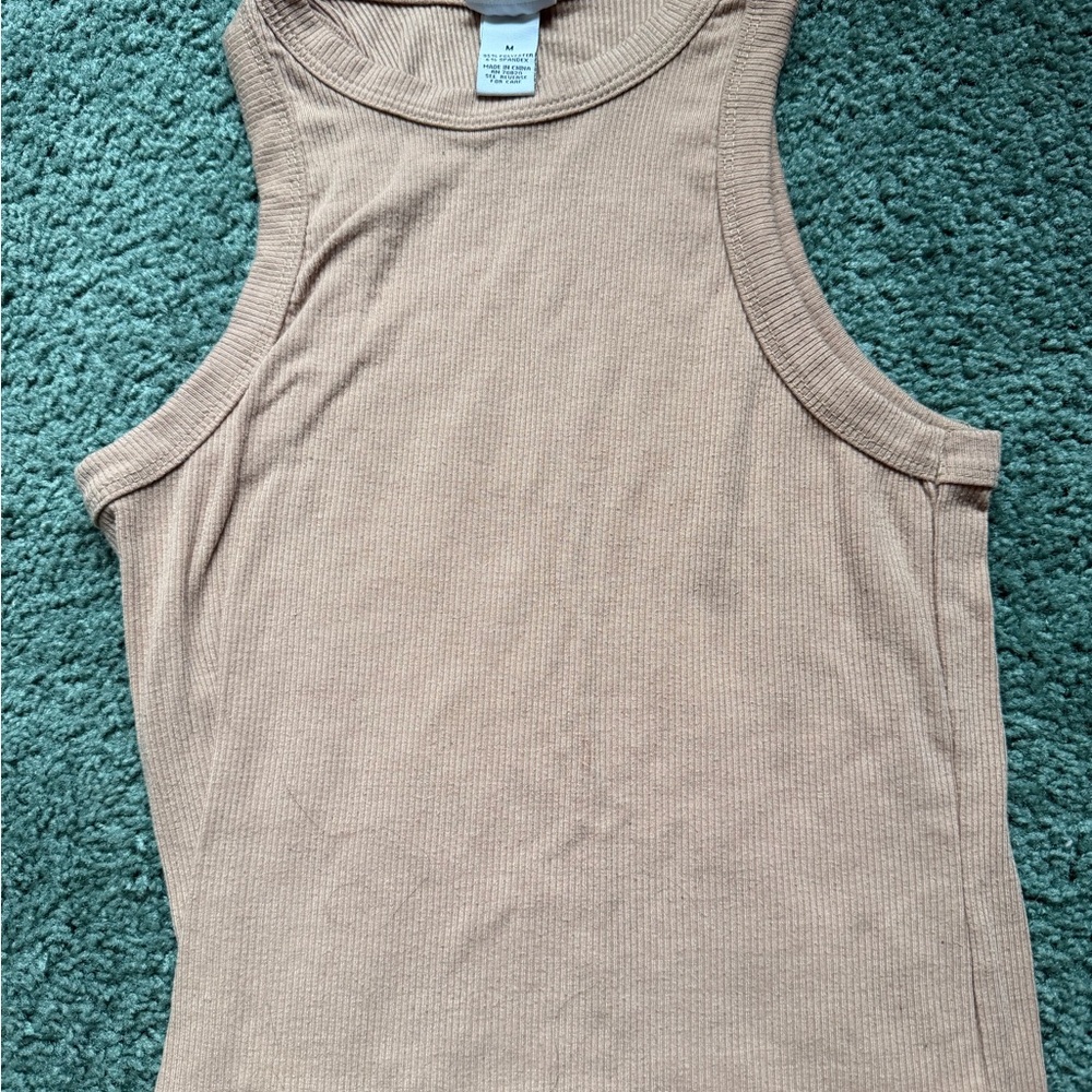 Rue21 Beige Ribbed Top